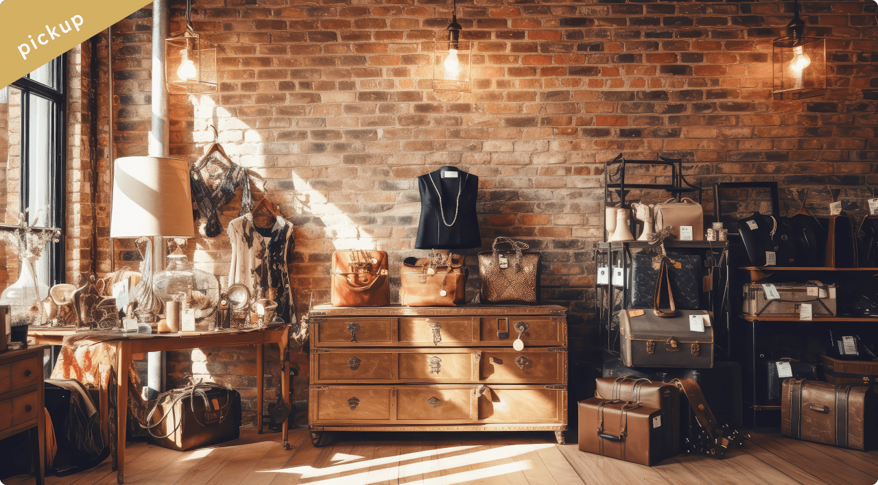 レンガ壁の部屋